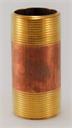 NIPPLE 1.5" x 3" Brass