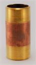 NIPPLE 1.5" x 6" Brass