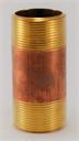 NIPPLE 3" x 4" Brass