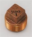 PLUG 1.25" Cored Brass