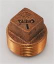 PLUG 2" Cored Brass