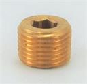 PLUG Countersunk 3/8" Brass