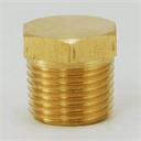 PLUG 3/8" HEX Brass
