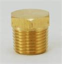 PLUG 1/2" HEX Brass