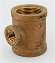 TEE 1.25" x 1.25" x 3/4" Brass