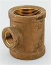 TEE 1.25" x 1.25" x 1" Brass