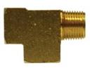 TEE 1/4" Street Brass BS