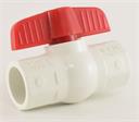 BALL VALVE 4" EconoPVCss compact, white
