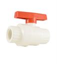 BALL VALVE 1" PVC tt ChemKor Compact white