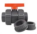 BALL VALVE 2" ChemKor T/U Grey PVC, EPDM, s/t