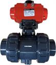 BALL VALVE 2" PVC Air/Air Chemline Type21 PAD00T Act