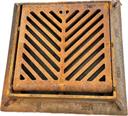 CB CAST FRAME & GRATE 24" Byc Proof 32" sq x 6" h
