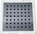 GRATE 16"sq 1/4" Steel 49 x 3/4" perf for CB 1519