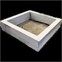 CONCRETE NECK 21" x 26" x 6" 