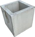 CONCRETE NECK 24" x 33" x 36" H