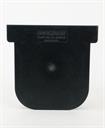END CAP PL TRENCH DRAIN Black 