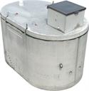 CONCRETE CISTERN 3200 gal w/ Stainless Steel Riser Cover