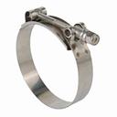 T-BOLT CLAMP C410 2.56"SS  3/4" Band, NyLN, 2.37"-2.68"