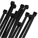 CABLE TIE 11.5"Blk 100pcs  .145W x .052T, 40#, Tensile