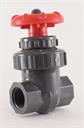 GATE VALVE 1" PVC ss Spears, Buna "O" 200psi @73'F