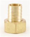 195H-8 Fem HE x 1/2" B Brass w/ HD Hex Nut
