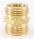 COUPLING 3/4" MHT x MHT Brass 