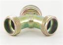 Y HOSE CONNECTOR w/ valves Brass 