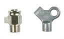 RAD AIR VALVE 1/8" sq head w / slot, Conbraco #27-202-02