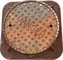 MANHOLE FRAME & GRATE 24R