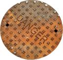 MANHOLE GRATE 24R SOLID (NO FRAME)