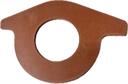 Oval Flange Gasket Red 1.5" 