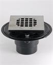 Shower Drain 4.5" sq / 2" ABS (Tiled Showers) #42265