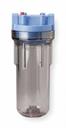 FILTER HOUSING 3/4" x 10" CL Pentek #150435, Clear w / pr