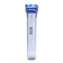 FILTER HOUSING 3/4" x 20" Cl Pentek #150560, Clear, w /  pr