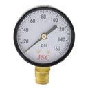 PRESS GAUGE 160 psi 1/4" LM 2" Dial, Steel Case