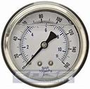 LIQ PRESS GAUGE 160# 1/4" BM 2.5" Dial, SS Case