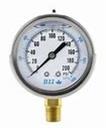 LIQ PRESS GAUGE 200 #1/4" LM 2.5" Dial, SS Case