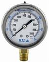 LIQ PRESS GAUGE 3000# 1/4LM 2.5" Dial, SS Case