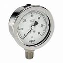 PRESS GAUGE 60psi 1/4" LM all-stainless, 2.5" Dial