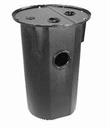 SUMP BASIN PKG 18" x 30" Poly 1.5" Flg Disch 2" V, R. Rated 