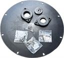 SUMP BASIN 18" SF Cover w/ 1.5"D & 2"V Flanges