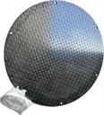 SEW BASIN LID 30" Blank 1/4" Steel Checker Plate 