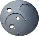 SEW BASIN LID 30" Simplex 10 ga Steel w/ Disch Ftgs