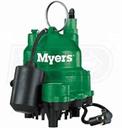 MYERS Sump /Effluent Pump 1/2hp 20' T 115v Cast ATFS