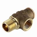RELIEF VALVE 1/2" 75psi Brass
