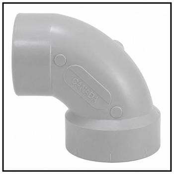 PVC DWV SYSTEM 15 90' ELBOWS spxh