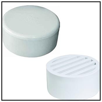 PVC SEWER END CAPS