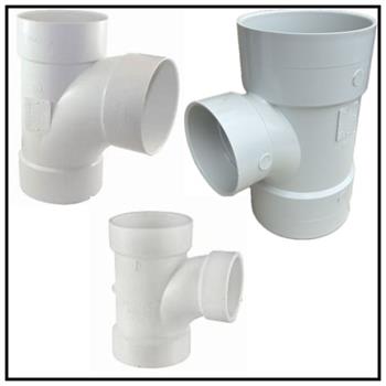 PVC SEWER SANITARY T