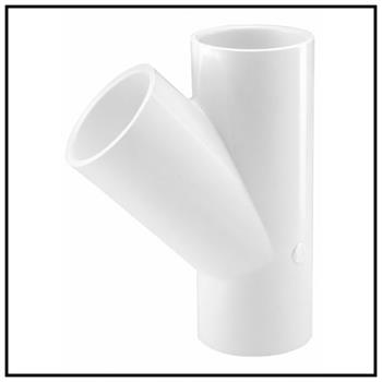PVC Schedule 40 White WYE ss