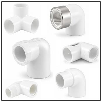 Schedule 40 White Elbows 